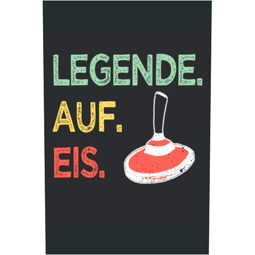 Ernst Eisstock Legende auf Eis | Eisstockschießen Notizbuch: Stockschützen Zubehör fürs das Eisstockschießen (German Edition)