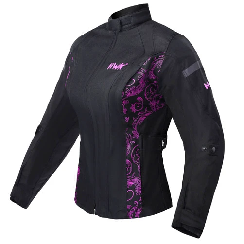 HWK Adventure/Touring Motorcycle Jacket for Women, Women's Motorcycle Jacket with CE Armor for Enduro Motorbike Riding