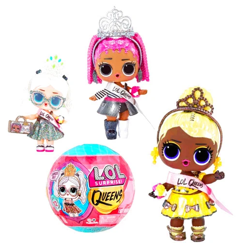 L.O.L. Surprise! LOL Surprise Queens Dolls with 9 Surprises Including Doll, Fashions, and Royal Themed Accessories - Great Gift for Girls Age 4+