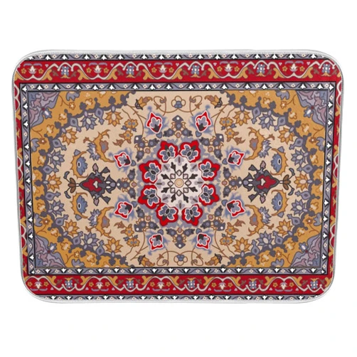 ElliTarr Boho Retro Dish Drying Mat for Kitchen Counter, Absorbent Microfiber Dish Drainer Mat Small, Kitchen Drying Mat Heat Resistant Pad for Counter 16x18