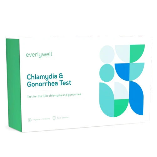 Everlywell Chlamydia and Gonorrhea Test at-Home Collection Kit - Discreet, Accurate Results from a CLIA-Certified Lab Within Days - Ages 18+