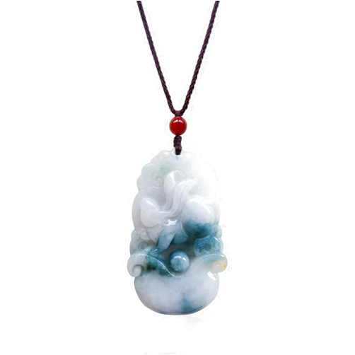 ReadJade Hand-Carved Natural Jade Zodiac Tiger Pendant Amulet Necklace Jewelry Jadeite Talisman Birthday Gift