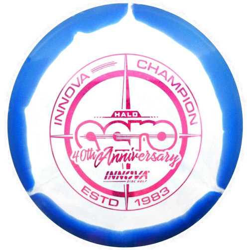 INNOVA Limited Edition 40th Anniversary Halo Star Aero Putter Golf Disc | Colors Will Vary