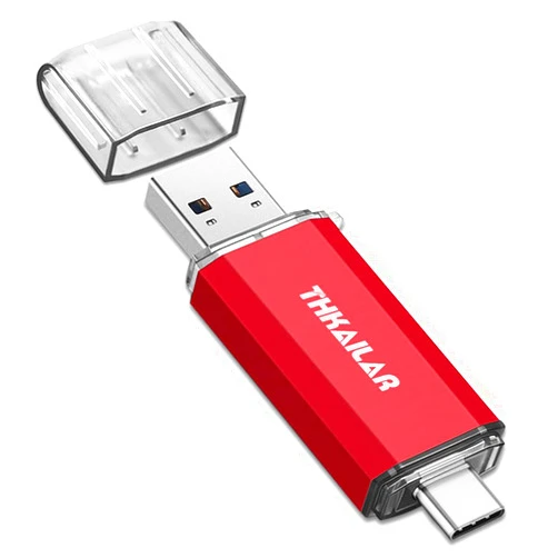 THKAILAR 1TB USB C Flash Drive for MacBook and Android Phones, Thumb Drive with USB A and USB C for PC,Laptop,Portable External Storage for Pictures,Videos and Music