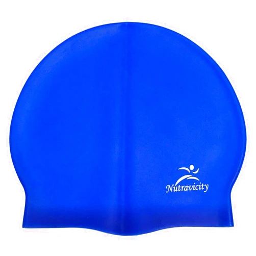 Nutravicity Swim Caps for Short Hair, Durable Silicone Swimming Caps for Women Men Adults Youth Kids