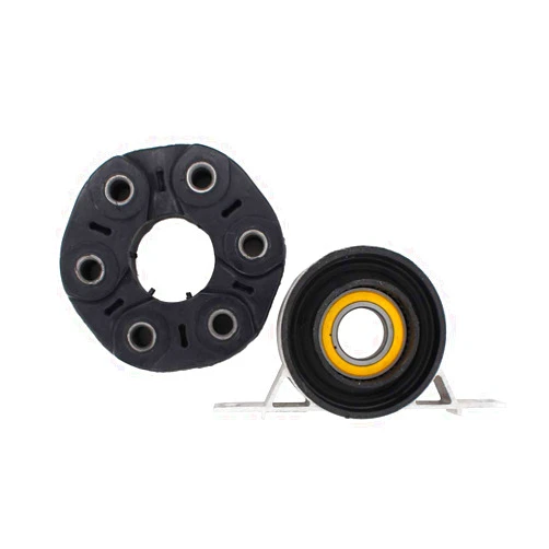 NewYall Driveshaft Flex Disc Joint and Center Support Bearing for BMW 318ti 323Ci 325Ci 325e 328i 330xi 525i 528i 530i 533i 535i 630CSi 733i 735i M3 X5 Z4 Volvo 240 745 940 Jaguar Vanden Plas XJ6