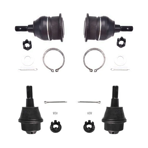 ASTARPRO 4pcs K6693 K6696 Front Lower Ball Joint & Upper Ball Joints Replacement For Silverado Sierra 1500 2500 3500 HD Hummer H2