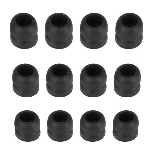 DMZHY Earbud Tips Replacement Earbud Tips Earbud Replacement Tips Earbud Tip Headphone Earbud Tips Earbuds Rubber Tips Double Flange Ear Tips Fit for Beats Fit Pro Ear Tips Buds 6 Pairs Black S Size