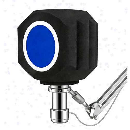 Anruiqiao Microphone Isolation Ball Microphone Wind Shield Pop Filter Isolation Ball Acoustic Filter for Record Studios Mic F13 Soundproof and Windproof Cotton
