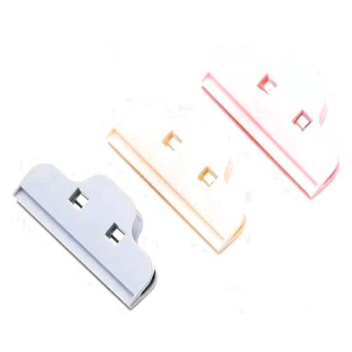 Goodxy 3-Pack Large DIY Sealing Clamp Diamond Painting Tools Clips for Diamond Painting Light Box Pad Painting Accessories Cross Stitch Tool Food Snack Storage Seal Food Clips(Beige,Pink,Grey)