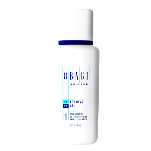 Obagi Medical Obagi Nu-Derm Foaming Gel for Face – Hydrating Cleanser With Aloe Vera – Deep-Cleansing Foaming Facial Cleanser – For Normal to Oily Skin Types