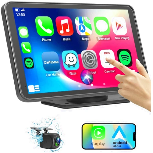 BuonaIdea Wireless Car Stereo Compatable with Apple CarPlay and Android Auto,7