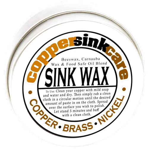 Hammermarc Copper, Brass and Nickel Sink Care Protective Wax