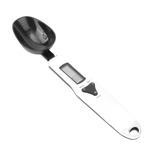 BTFO Digital Measuring Spoon Scale, 0.1-500g Electronic Kitchen Food Weighing Spoon Scale Detachable High Precision Gram Measuring Spoons with LCD Display Weighable Units g/oz/gn/ct