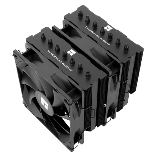 Thermalright Phantom Spirit 120 SE Black CPU Air Cooler,7 Heat Pipes CPU Cooling,Dual 120mm PWM Fans, AGHP 4.0 Technology,for AM4/AM5,Intel lga1851/1700/1150/1151/1200,PC Cooler Tower