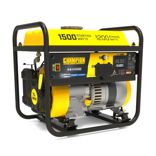Champion Power Equipment 1500-Watt Portable Generator with CO Shield