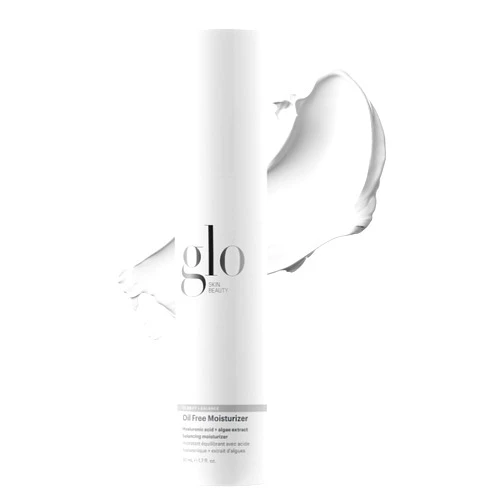 Glo Skin Beauty Oil Free Moisturizer - Lightweight Moisturizing Face Cream Powered by Hyaluronic Acid & Algae Extract for a Balanced, Conditioned & Clear Complexion