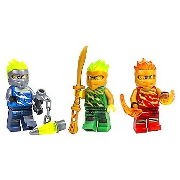 LEGO Ninjago 3 FS Ninja Lot: Lloyd Kai Jay (Spinjitzu Slam)