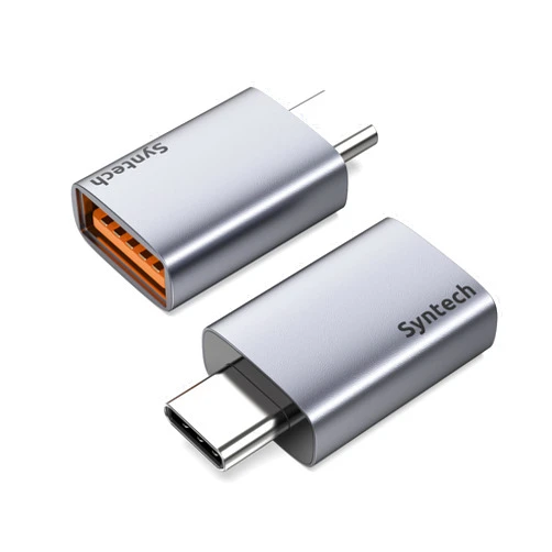 Syntech USB C to USB Adapter (2 Pack), 10Gbps USB 3.2 Gen 2 Fit Side by Side, USB C Male to USB A 3.2 Female Adapter Compatible with iPhone 16 Pro Max/iPad/iMac/MacBook Pro and Thunderbolt 4/3 Devices