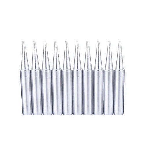 Xuulan Xianglaa-Soldering Iron Tip 10pcs 900m-T-2.4D Welding Tip, Lead-Free Replacement Solder Iron Head Tips, for 936 DIY Easy to Replace (Color : 900M T 2.4D)