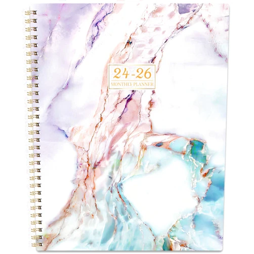 Urneeds 2024-2026 Monthly Planner - Monthly Planner 2024-2026, Jul.2024 - Jun.2026, Monthly Planner 8.5'' x 11'', 2 Year Monthly Planner with Back Pocket