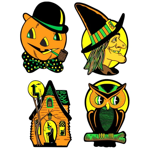 Beistle Packaged Halloween Cutouts