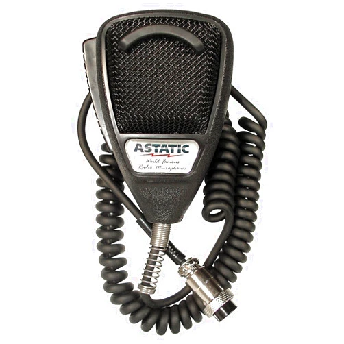 Astatic 302-636LB1 Black Noise Cancelling 4 Pin CB Microphone (Bulk),XLR