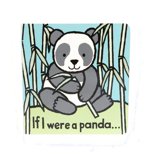Jellycat If I were a Panda: A Touch and Feel Board Book Children's Book - Baby Gift