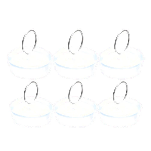 uxcell Rubber Sink Plug, Clear Drain Stopper Fit 1-21/32