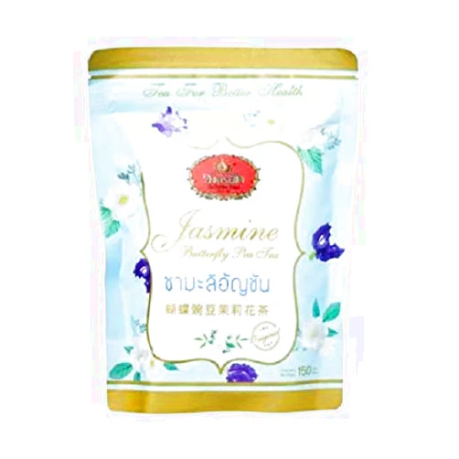ChaTraMue Cha Tra Mue Jasmine Butterfly Blue Pea Tea 150g - It gives a refreshing taste and soothing fragrant with a natural blue color.