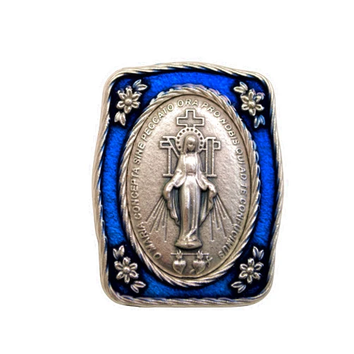 Venerare Old World Italian Miraculous Medal Car Visor Clip Gift/Immaculate Conception Catholic Visor Religious Clip for Car