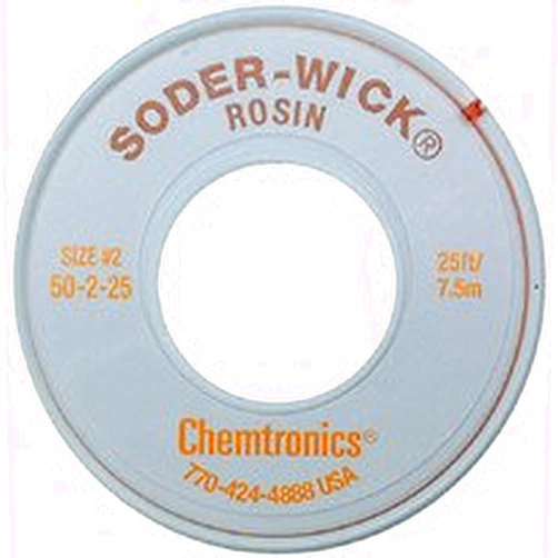 Soder-Wick Chemtronics 50-2-25 DESOLDERING BRAID .060 