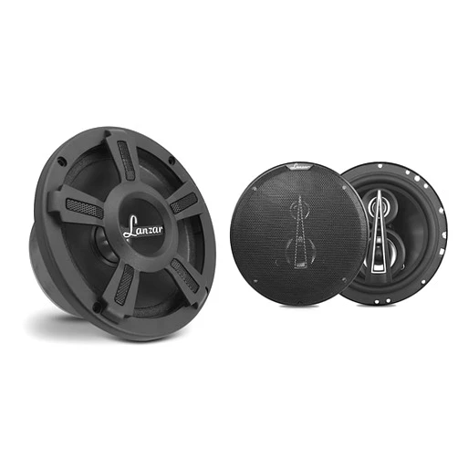 Lanzar Upgraded Opti Pro 6.5” High Power MidBass Lanzer-by Pyle, Max 6.5' Triaxial(MX63)