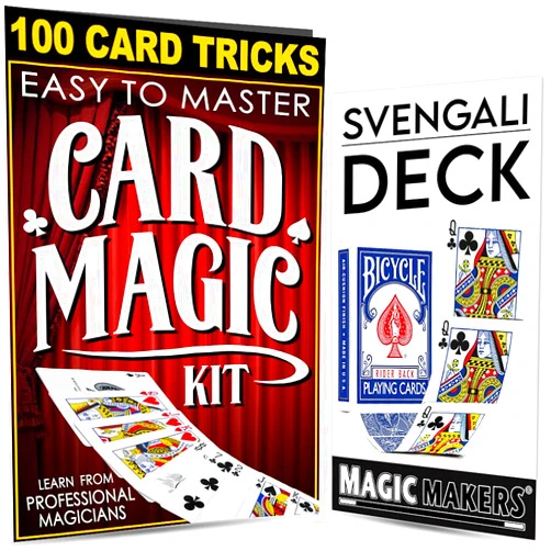 Magic Makers Easy to Master Card Tricks and Bicycle Svengali Magic Deck
