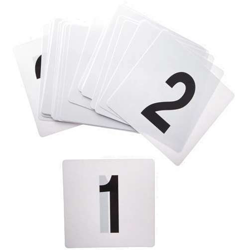 Winco 1-25 Plastic Table Numbers