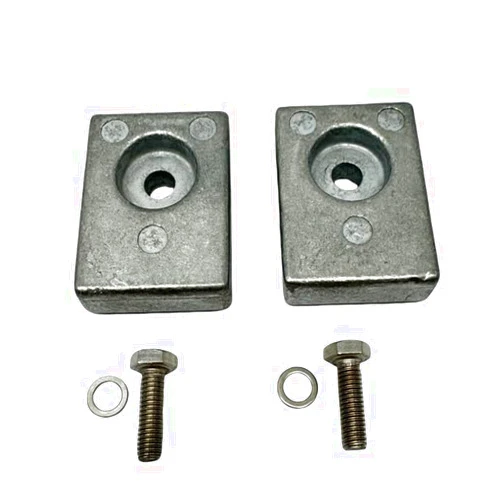 Generic 2PCS Outboard Zinc Anode 55320-95311 for Suzuki Outboard Motor DF150-300 55320‑95311 55320‑95310 55321‑93J00 55321‑93J01(Zinc alloy)
