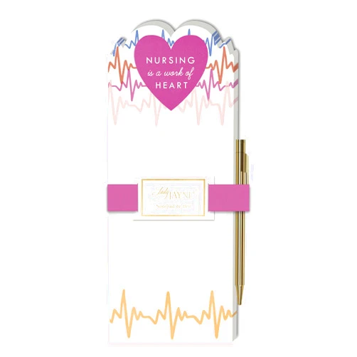 Lady Jayne Nurse Icon Die-Cut Notepad With Pen, 4
