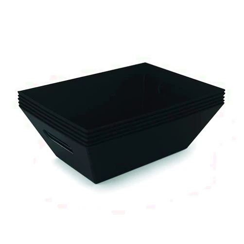Upper Midland Products [5 PK] 8x10” Black Baskets for Gifts Empty| Wine Gift Basket|Small Gift Basket with Handles| Christmas,Wedding, Holiday, Halloween,Easter, Display, Montessori|Gift to Impress