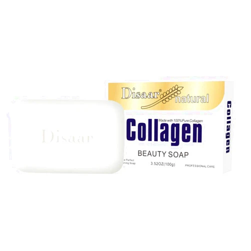 DISAAR Beauty Natural Collagen Beauty Soap Clear Face Smooth Skin Reduces Open Pores Nourishment 100g