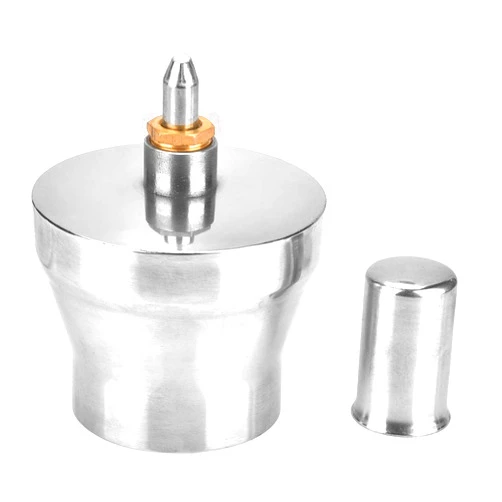 MOUMOUTEN Alcohol Burner Lamp, 450ml Stainless Steel Thickened Alcohol Burner with Screw and Wick Chemistry Dental Lab Lamp, Stirling Engine Steam Engine Model for Education