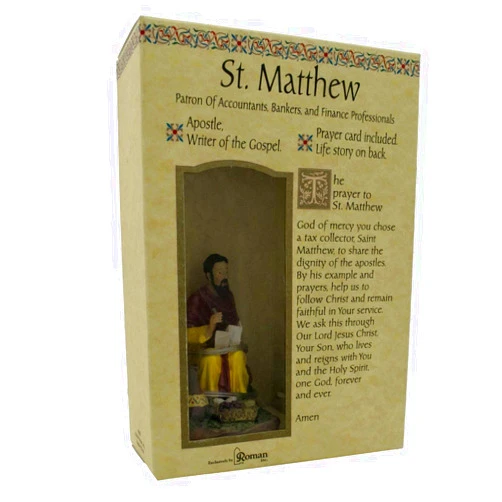 Roman Patrons & Protectors St. Matthew Saint Catholic Confirmation Santo
