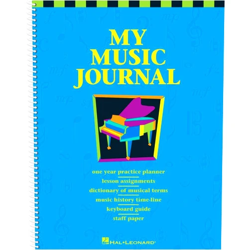 By Various (Editor) My Music Journal | Piano Student Assignment Book and Practice Planner | Lesson Tracker with Staff Paper, Music Dictionary, Keyboard Guide and History ... Teachers (Hal Leonard Student Piano Library)