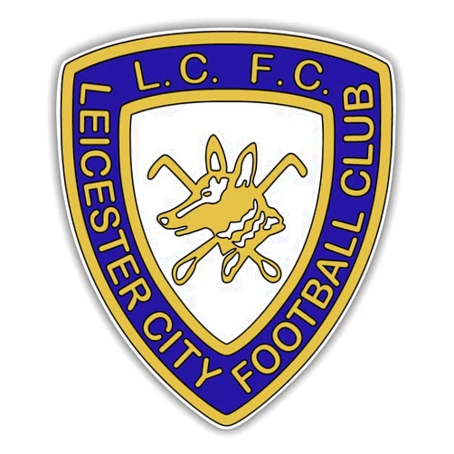 Printcoral Leicester City Soccer Football Sticker - Waterproof Vinyl Decal for Car Bumper, Laptop, Water Bottle, Luggage, Wall, and Window
