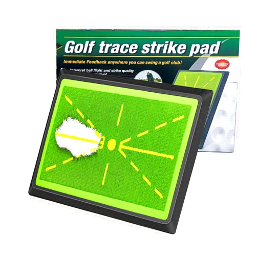 KUCKOW Golf Putting Tutor, Golf Hitting Mat, Putting Mirror Training Aid, Puttout Circuit Trainer Groove, Putt Out Train Align Eyes Practice, Putter face, Alignment Starting Line Impact Stroke Path Motion