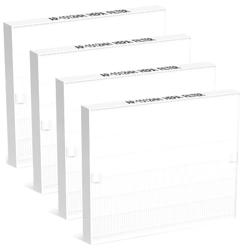 Midiex 4 Pack AP-1512HH True HEPA Replacement filter Compatible with Coway Airmega AP-1512HH Air Purifier and Airmega 200M Air Purifier, AP-1512HH, AP-1512HH-FP, AP-1518R, AP-1519P Replacement Filter