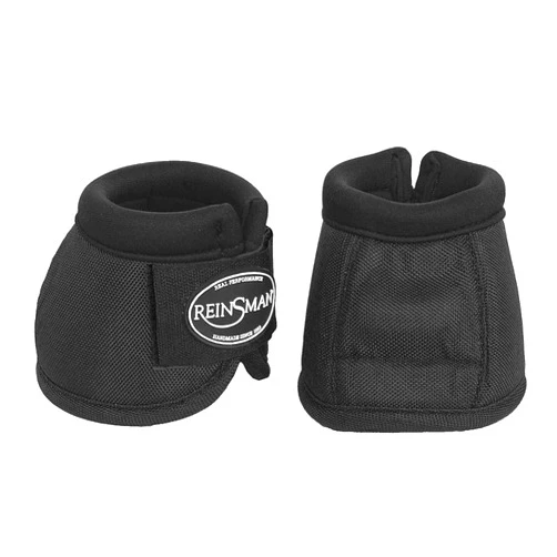 Reinsman Circle Y REINSMAN Leg Protection, RE Bell Boots- LG- BK (9125-LG-BK)