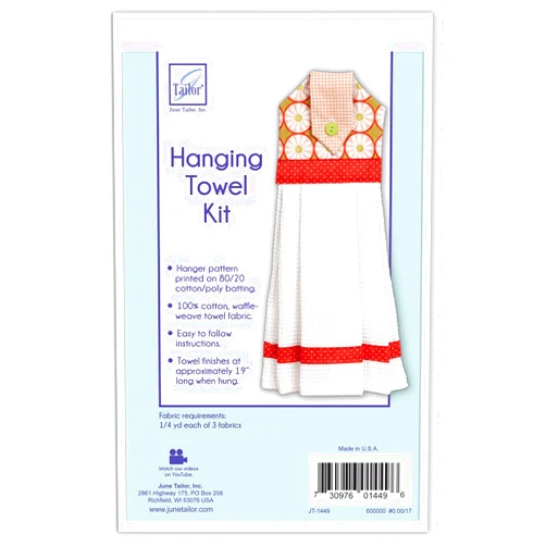 June Tailor JT-1449 Hanging Towel Kit, None , White 7.00