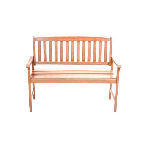 Four Seasons Courtyard 4 Feet Durable Classic Indonesian Hardwood Bench Accommodate Up To 2 People for Patio, Backyard, Garden and Porch, Brown
