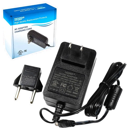 HQRP AC Power Adapter Compatible with Western Digital WD My Book AV DVR Expander Live Personal Cloud Studio Essential Elements WDBABT0010HBK-NESN WDBACW0040HBK-NE [UL Listed] plus Euro Plug Adapter