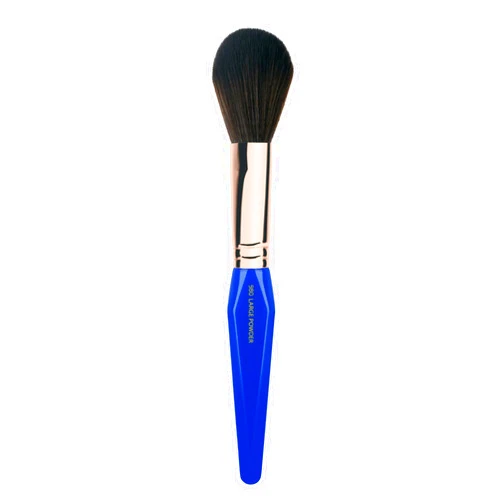 Bdellium Tools Professional Makeup Brush - Golden Triangle 980 Large Powder - With All Vegan and Soft Synthetic Fibers, For Airbrushed Finish (Blue, 1pc)